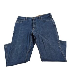 Duluth Trading Co Ballroom Blue Jeans Mens 42x28 Relaxed Fit Cotton 86069B DNM
